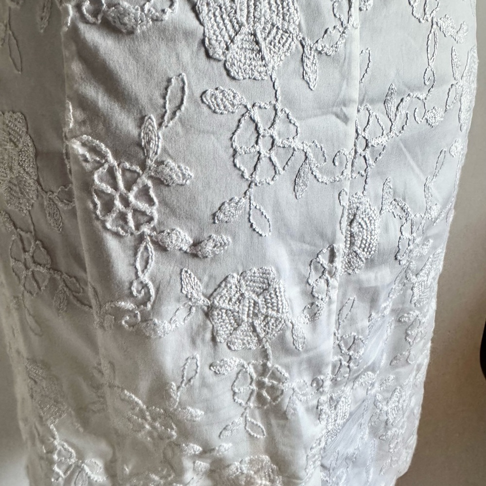 Piazza Sempione White Dress Size 40 - Picture 6 of 9